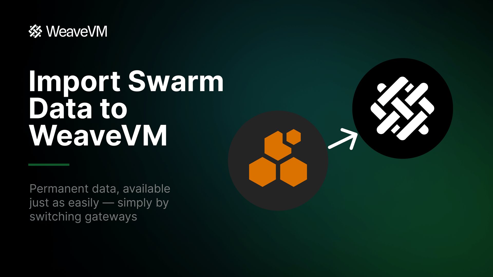 Swarm Importer: Import your Swarm data to WeaveVM