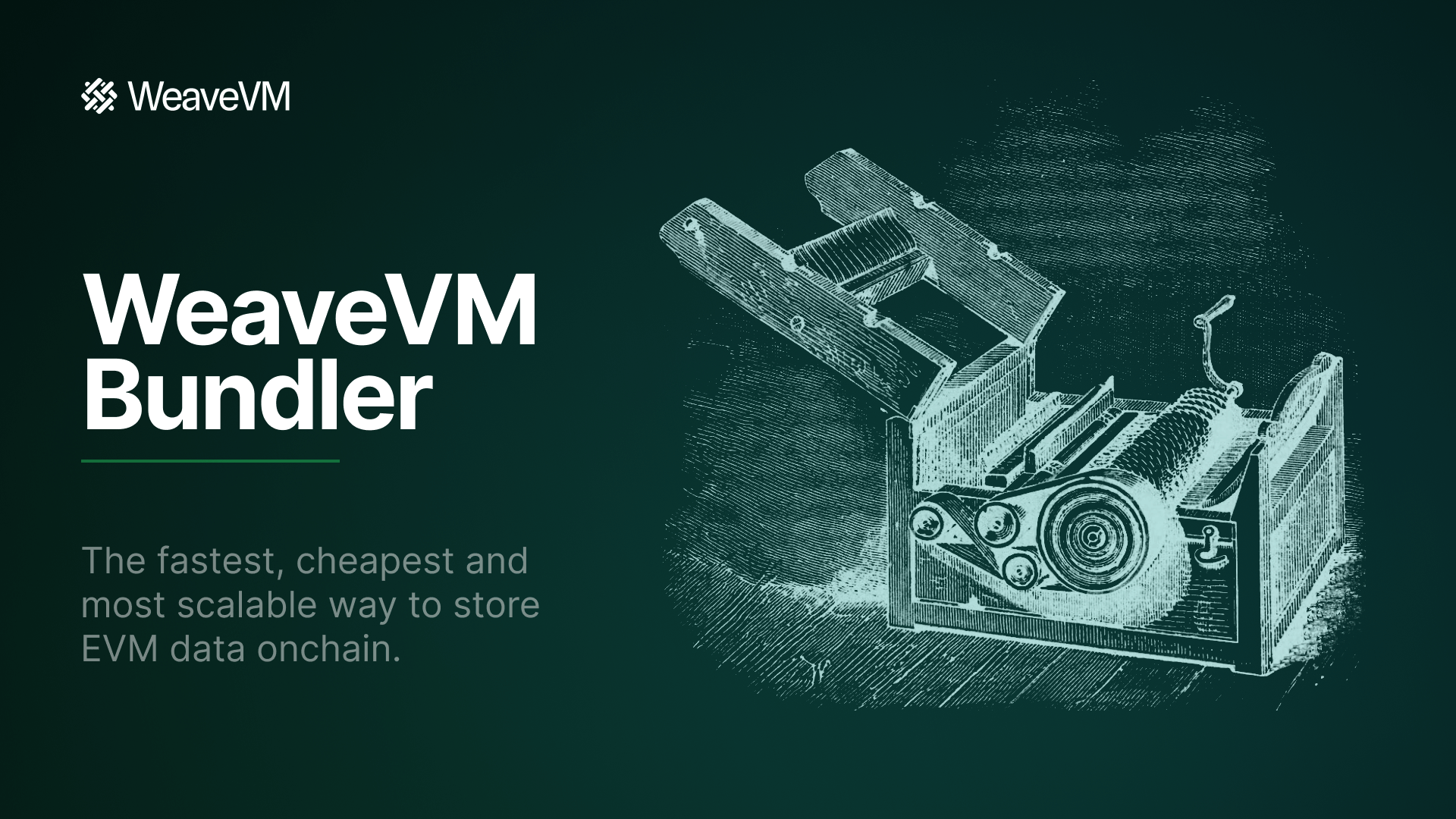 Announcing Bundler: WeaveVM's Approach to High-Throughput EVM Data Settlement